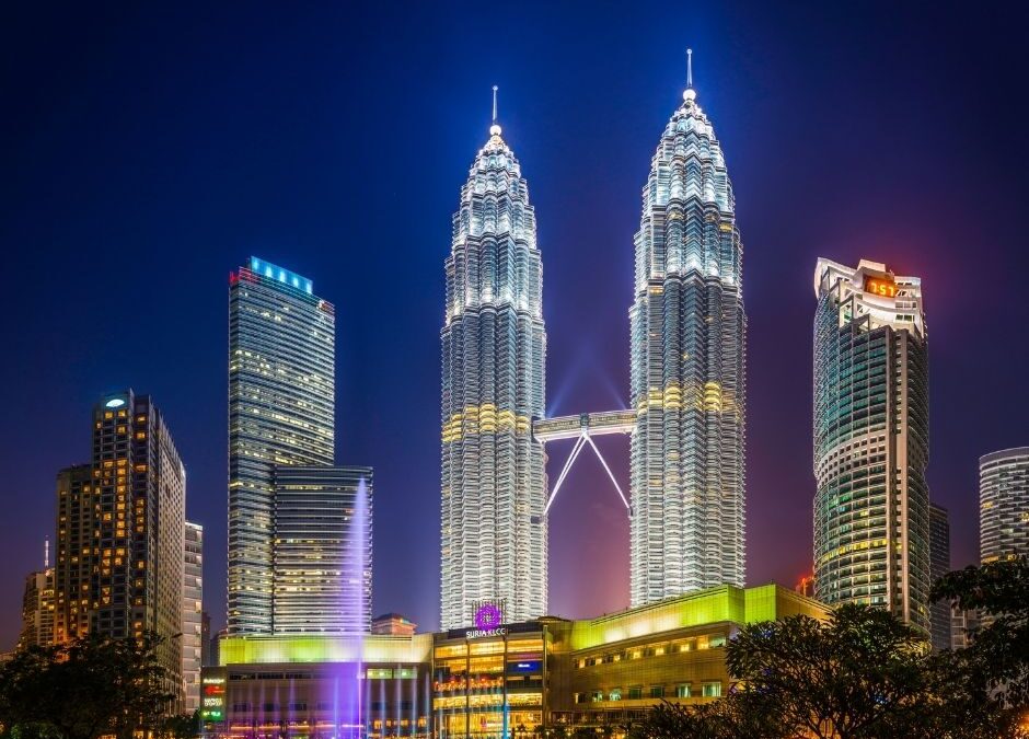 night view scenery of KLCC